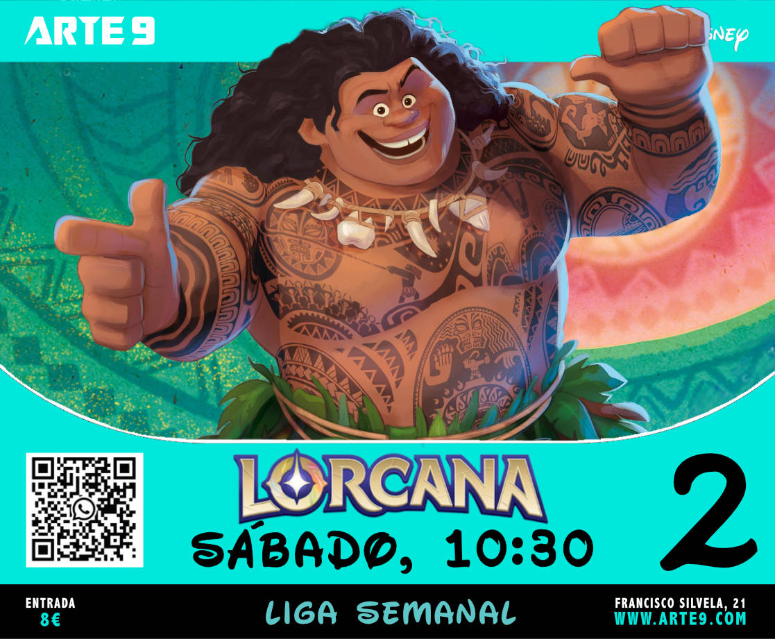 Liga Lorcana Shimmering Skies | Arte 9