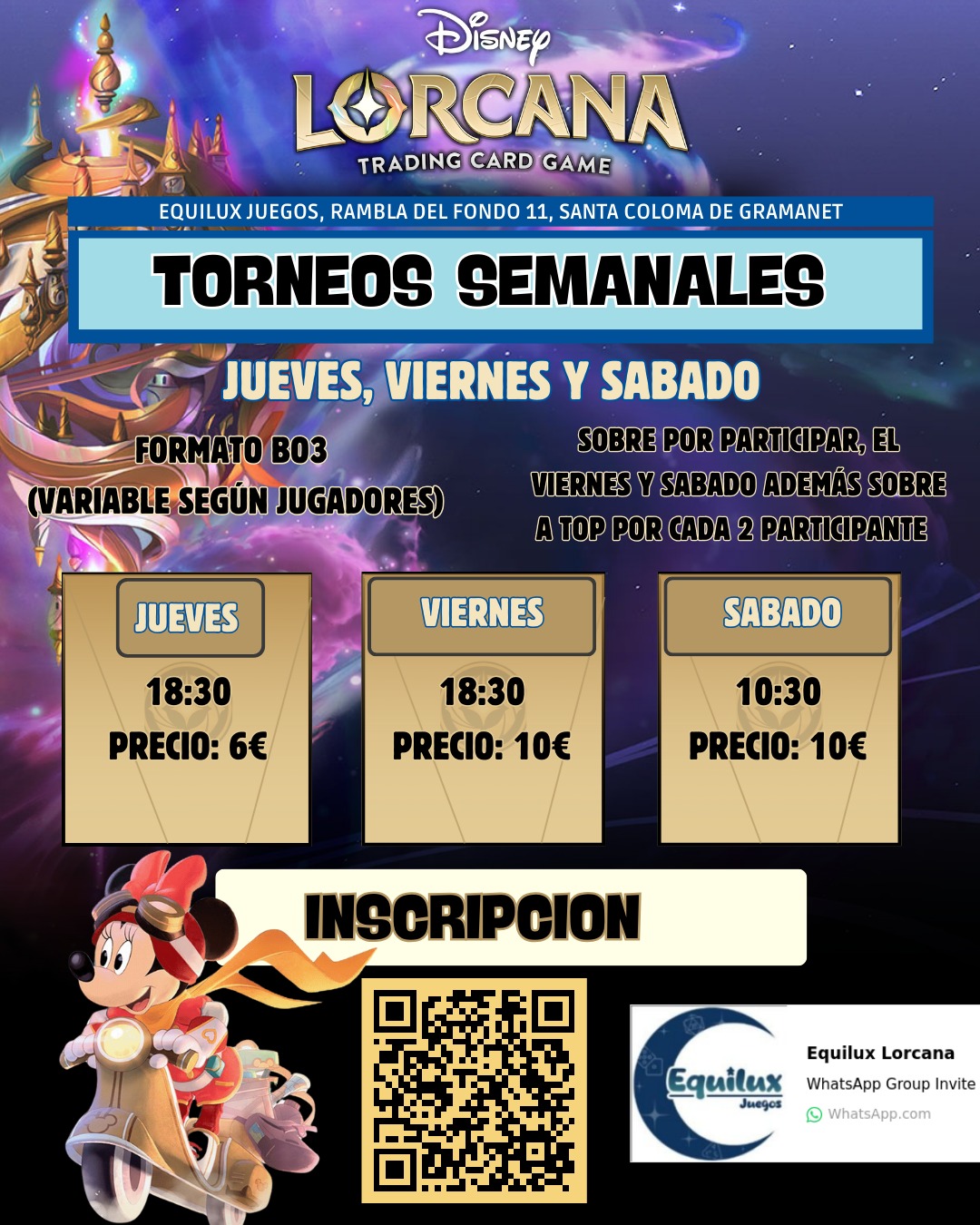 Torneos Semanales | Equilux Juegos